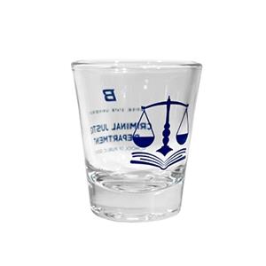 Image of BOISE STATE CRIMINAL JUSTICE SHOT GLASS -  3