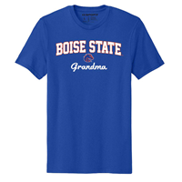 Boise State Grandma Tee Logo Over Script