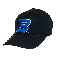 Boise State Hat "B" Logo Cotton Adj-Black