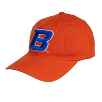 Image of Boise State Hat "B" Logo Cotton Adj-Orange
