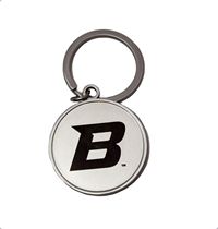 Boise State Keychain "B" Circle Metal