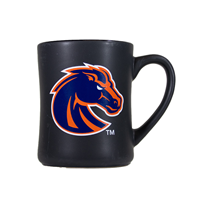 Image of Boise State Mug Matte Black Full Color Bronco