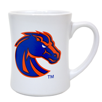 Image of Boise State Mug Matte White Full Color Bronco