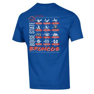 Boise State Tee Football 25 Schedule Tee