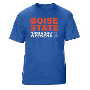 Boise State Blue T-Shirt - Parent & Family Weekend 2025 by CI Sport