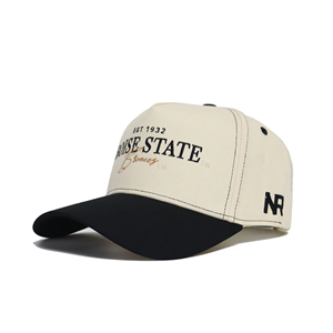 Image of Boise State Hat, Vintage Wordmark Over Script Broncos by No Rivals -  natural