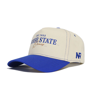 Image of Boise State Hat, Vintage Wordmark Over Script Broncos by No Rivals -  naturalroyal