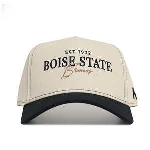 Boise State Cap - Vintage Wordmark Over Script Broncos by No Rivals -  naturalblack