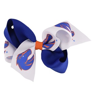 Boise State Hair Bow - Curl Fluff by Miss Ashley Originals - main view