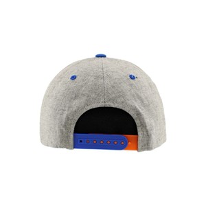 16- Boise State Cap - Flat Bill Brushed Cotton Snapback Gray and Royal Blue by Zephyr - 2 (SKU: 13196738560) 16- Boise State Cap - Flat Bill Brushed Cotton Snapback Gray and Royal Blue by Zephyr - 2