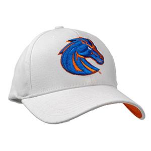 Boise State Hat Zfit Color Bronco White