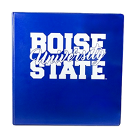 Image of Boise State 2" Binder Collegiate Scroll Txt
