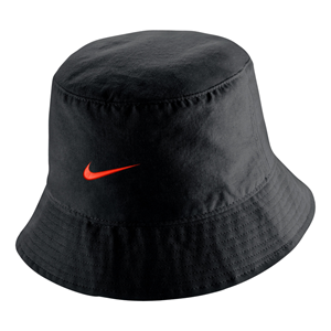 Image of BOISE STATE BUCKET HAT CORE ORANGE EYE LOGO BLACK -  1