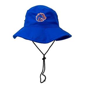 Image of BOISE STATE HAT BUCKET-BOONIE BRONCO LOGO -  royal