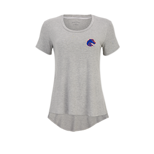 11- Boise State Women’s T-Shirt - Athletic Logo Left Chest by Boxercraft - main view