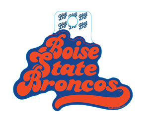 Boise State Decal Huffed Font