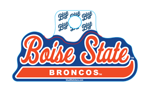 Boise State Decal Broncos Whisps Twill