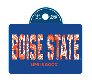 Boise State Decal Tie Dye Wordmark Lig