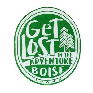 Boise, Id Decal Get Lost On The Adventure