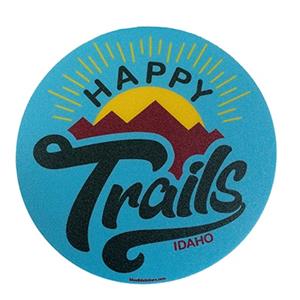 Boise, Id Decal Happy Trails Idaho