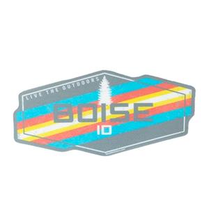 Boise, Id Decal Live The Outdoors Life