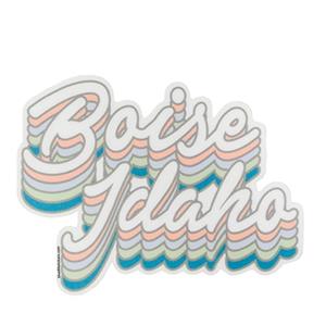 Boise, Id Decal Good Vibes Idahome
