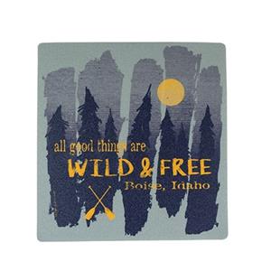 Boise, Id Decal Wild & Free