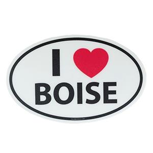 Boise, Id Decal I Love Boise Euro