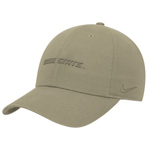 Boise State Cap - Faded Wordmark and Logo Beige by Nike - main view