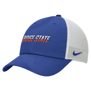 Boise State Youth Cap - Gradient Wordmark Royal Blue by Nike - main view