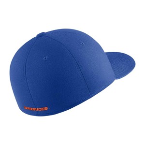 BOISE STATE HAT WORDMARK OVER LOGO SWOOSH FLEX -  1