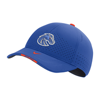 Image of BOISE STATE HAT- FLEX FIT BRONCO LOGO -  royal