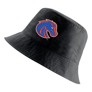 BOISE STATE BUCKET HAT CORE ORANGE EYE LOGO -  black
