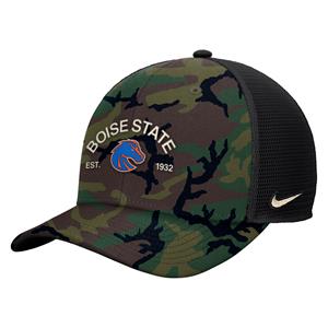 Boise State Hat, Arch Over Logo Military Appreciation by Nike (Olive)