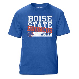 17- Boise State T-Shirt - Broncos Aunt Over Athletic Logo by CI Sport - main view