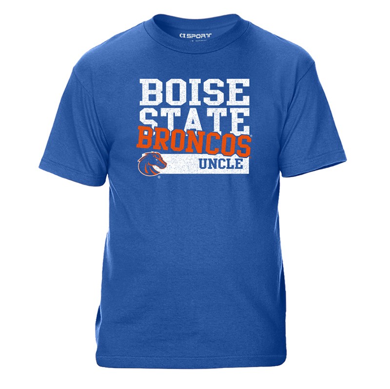 Boise State T-Shirt - Broncos Uncle Over Athletic Logo by CI Sport (SKU 13469047525) Boise State T-Shirt - Broncos Uncle Over Athletic Logo by CI Sport - main view