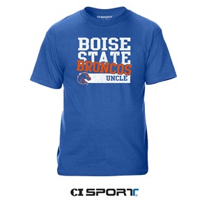 18- Boise State T-Shirt - Broncos Uncle Over Athletic Logo by CI Sport - main view