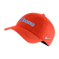 Image of BOISE STATE WOMEN ADJ HAT CAMPUS CAP WITH SCRIPT VAULT BRONCOS -  orange