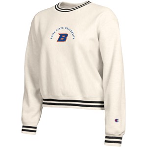 Boise State Women’s Crewneck - B Reverse Weave by Champion - main view