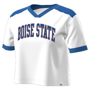 Boise State Women's T-Shirt - Jersey Style Wordmark by Champion - main view