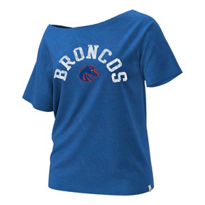 Boise State Women’s T-Shirt - Broncos Arch Logo by Champion - main view