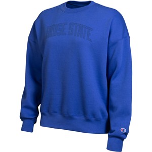 Boise State Women’s Crewneck - Tonal Arch Wordmark by Champion - main view
