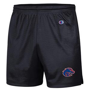 Boise State 5" Mesh Shorts with Left Leg Logo by Champion