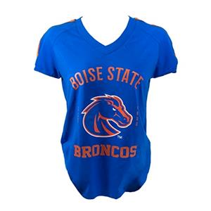 Boise State Women Tee Logo Over Broncos Zoozats