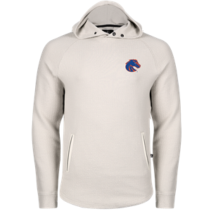 Boise State Hooded Long Sleeve T-Shirt - Camden Bronco Logo by Swannies - main view