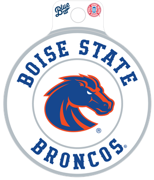 24- Boise State Decal - Circle Bronco Logo, Large by Blue 84 - main view