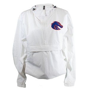 Boise State Packable Jacket - Athletic Logo by Champion -  white