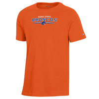 Image of BOISE STATE YOUTH TEE HI DENSITY WORDMARK LOGO -  orange