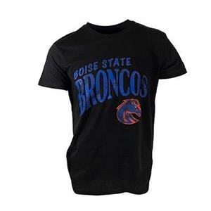 Boise State Tee Over Arch Broncos Over Logo