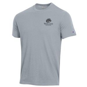 3- Boise State T-Shirt - Left Chest Athletic Logo, Big Back “Broncos” Graphic by Champion - main view
